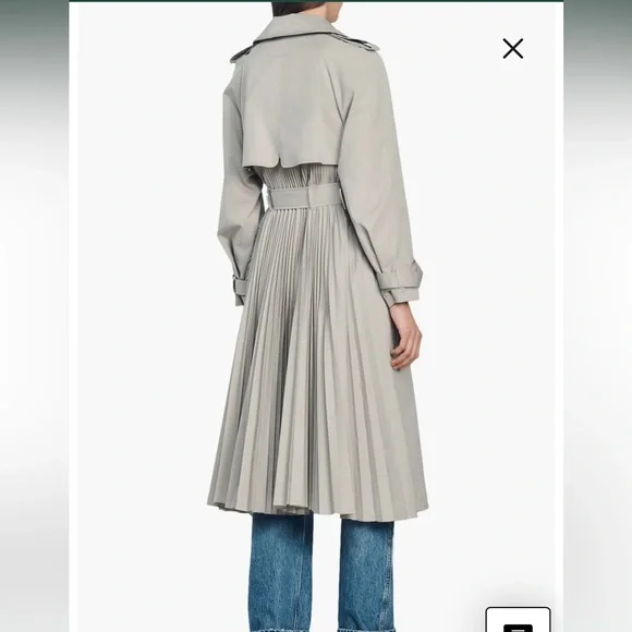 Sandro Classic Jacob Trench Coat NWT - Picture 2 of 8